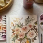 Winter Watercolour Foliage and Florals
