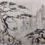 'Shan Hui' (Mountain and River): Chinese Brush & Ink Painting